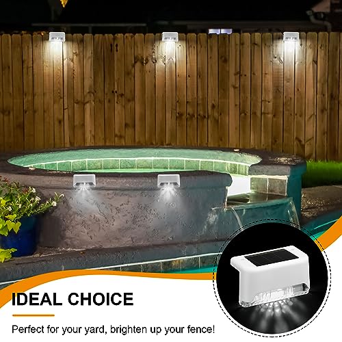 32 Pcs Solar Deck Step Lights Outdoor