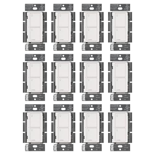 Caseta Smart Light Switch for Lighting and Fans (12 Count)
