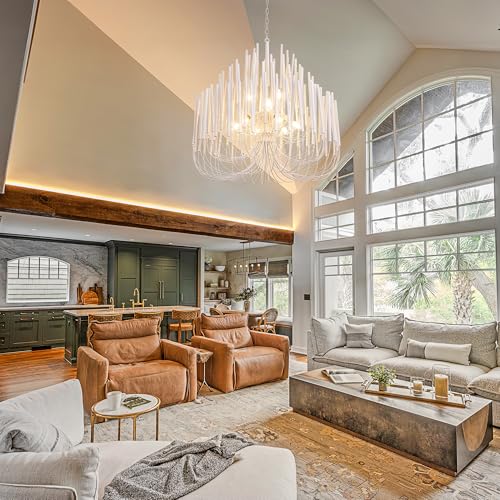 Modern Farmhouse Chandelier for Dining Room 36"