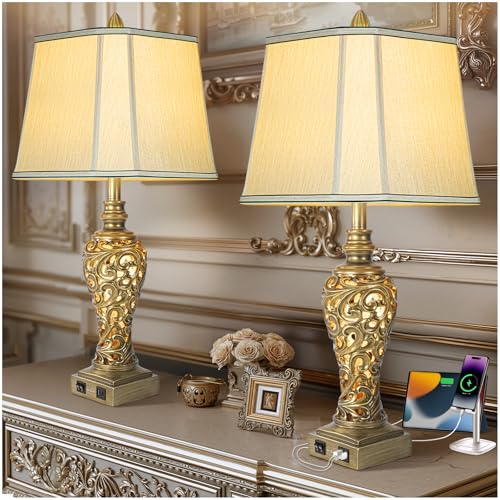 28.5'' Table Lamps Set of 2 for Living Room (2 Count)