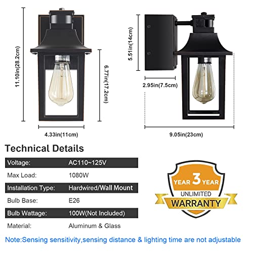 Porch Lights with GFCI Outlet