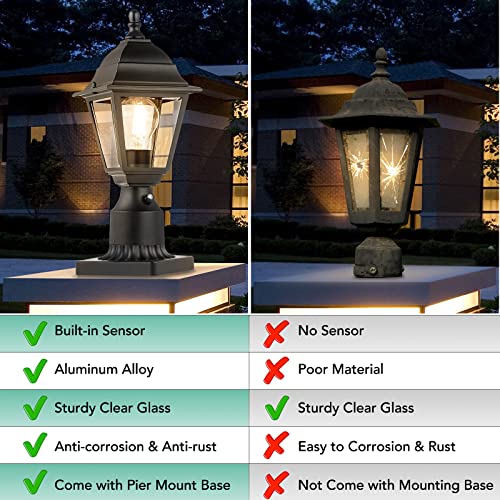 Dusk to Dawn Outdoor Post Lights (2 Count)