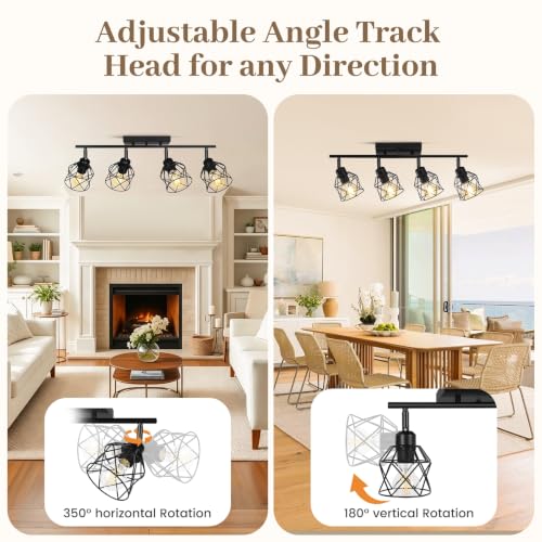 4 Lights Kitchen Lighting Fixtures Ceiling Mount (4-Light)