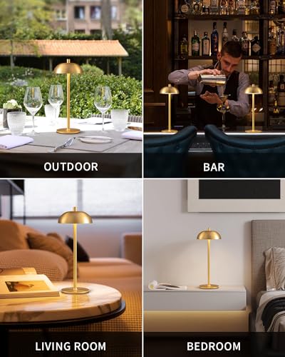 12" Cordless Table Lamps Set of 2 (2 Count)