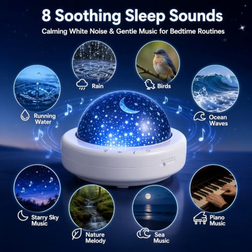 Star Projector for Kids Night Light