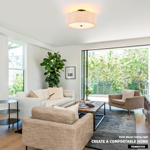 18" Large Semi Flush Mount Ceiling Light