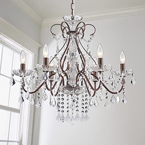 Saint Mossi 6 Light Crystal Chandelier Light Fixture Modern Chandelier Crystal Lighting
