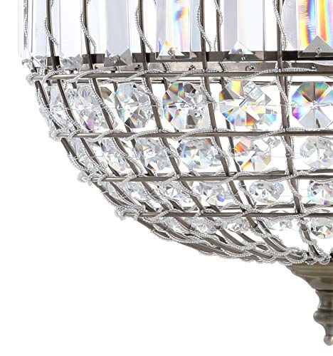 Georgina 1 Light Crystal Globe Pendant