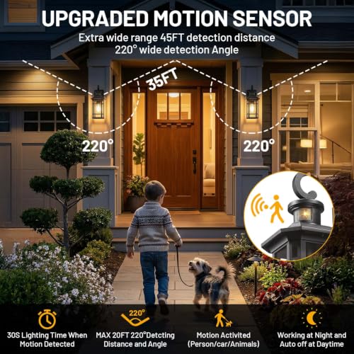 Outdoor Porch Light Motion Sensor Outdoor Wall Lights Exterior Motion Sensor Light