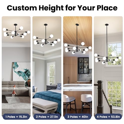 Modern Sputnik Chandeliers Light