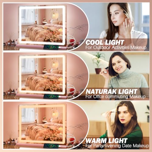 23" x 18" Vanity Mirror with Lights