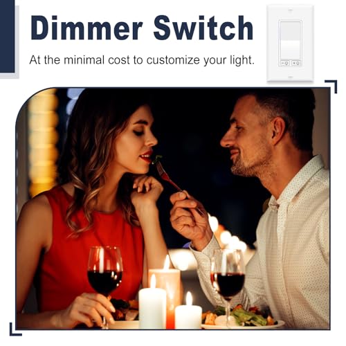 2 Pack Dimmer Light Switch (2 Count)