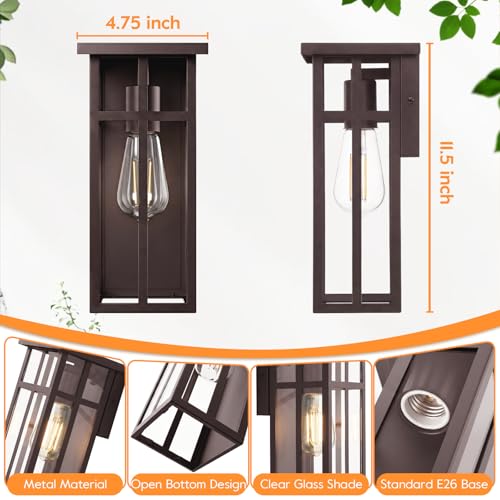 Outdoor Wall Light Fixtures (2 Count)