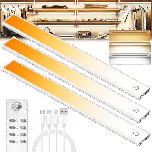 100 LED Under Cabinet Lights Wireless with Full Lighting (3 Count)