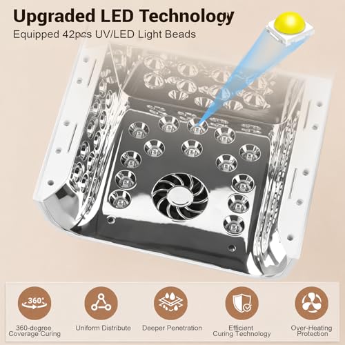 Rechargeable UV LED Nail Lamp Cordless