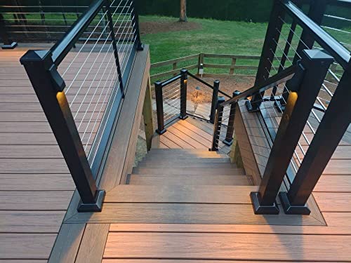 Low Voltage LED Wedge Deck Rail Light (6 Count)