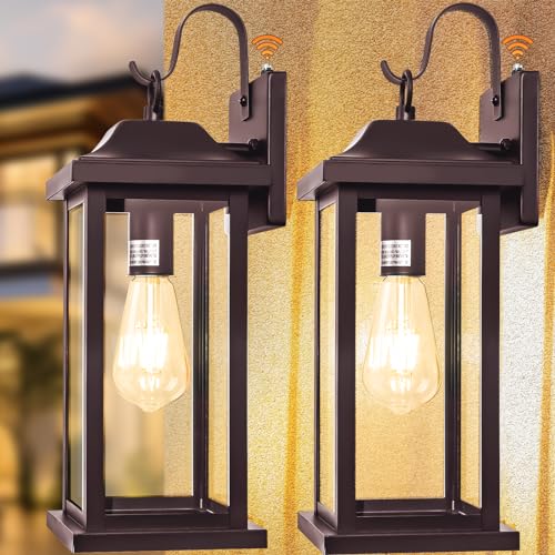 Bronze Dusk to Dawn Outdoor Wall Sconces 2 (2 Count)