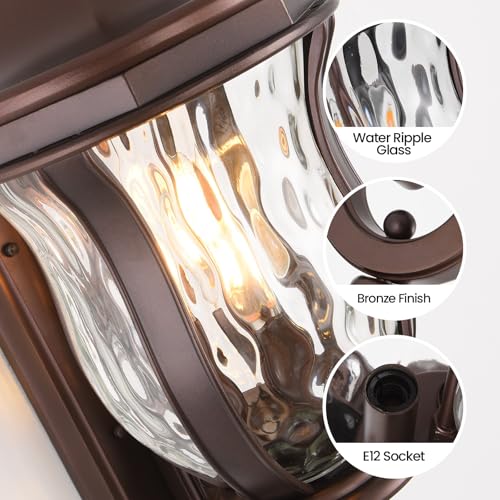 Brown Exterior Wall Sconces
