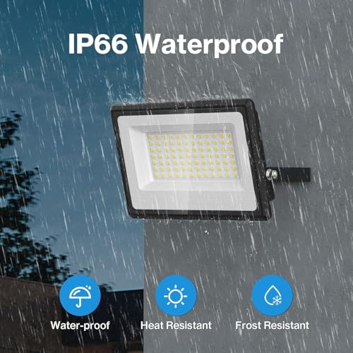 4 Pack 90W LED Flood Light Outdoor (4 Count)