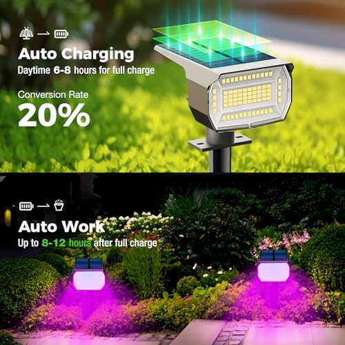 Solar Spot Lights Outdoor (4 Count)