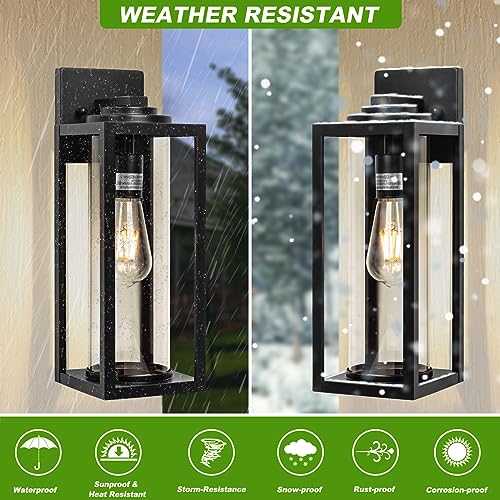Large Outdoor Wall Lights (2 Count)