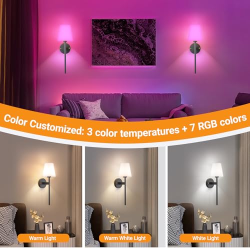 Battery Operated Wall Sconce (2 Count)