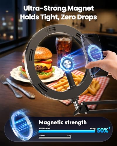 Magnetic Ring Light with Stand Tripod for iPhone