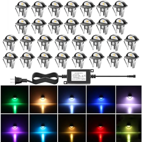 30PCS Low Voltage LED Deck Lighting Kit (30 Count)