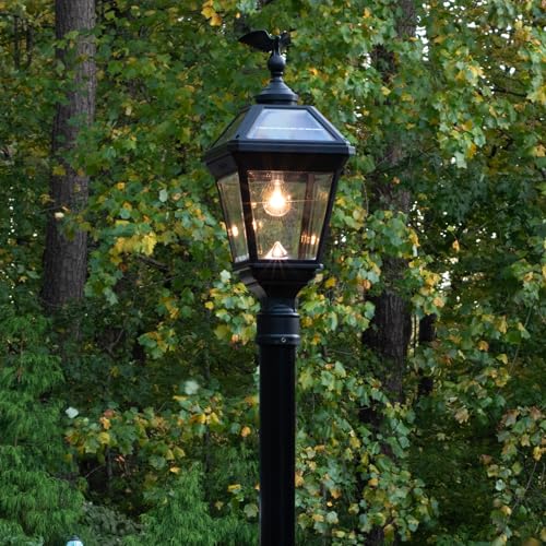 Imperial II Bulb Solar Post Light