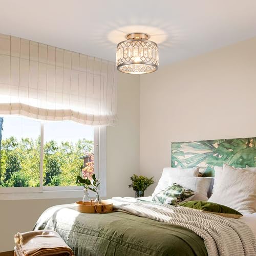 Crystal Ceiling Light Fixture