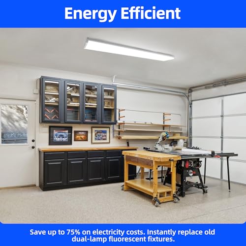 4FT 7" Width LED Wraparound Light with 3 Wattages