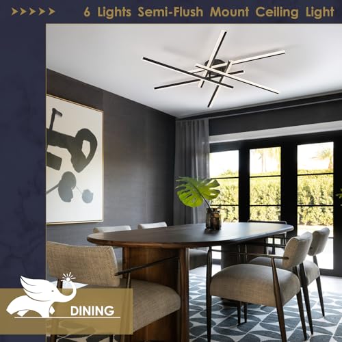 Modern LED Chandelier with Remote Control