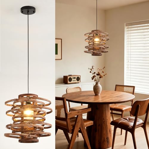 Natural Rattan Pendant Light Hand