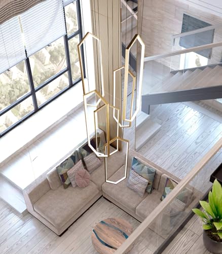 6 Rings Chandelier Modern