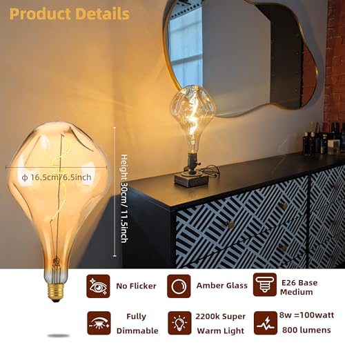 Oversized Vintage Lrregular Giant Edison LED Bulb