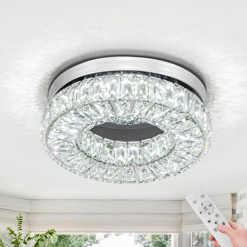 11.8” Crystal Ceiling Light Fixture