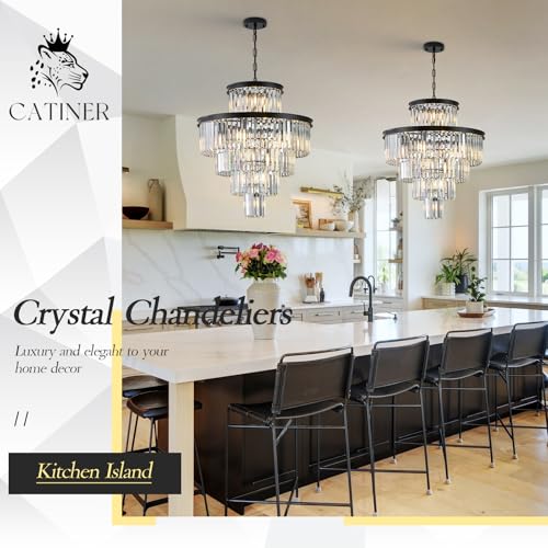 24" Modern Crystal Chandeliers