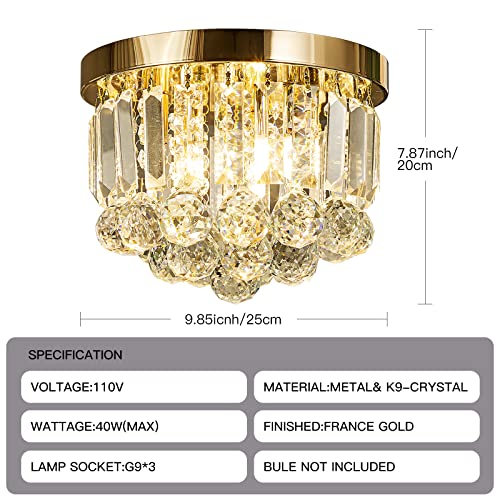 Round Crystal Lamp Chandelier