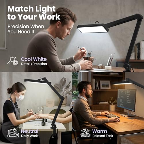 XL 2 500 Lumens 30W LED Task Lamp with Clamp