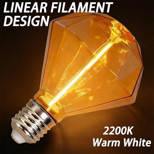 Vintage Diamond Shaped LED Light Bulbs