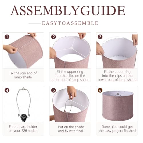 Drum Lampshades Set of 2 (2 Count)