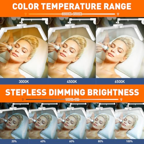 Half Moon Light for Eyelash Extensions Lash Tech Lamp Phone Holder
