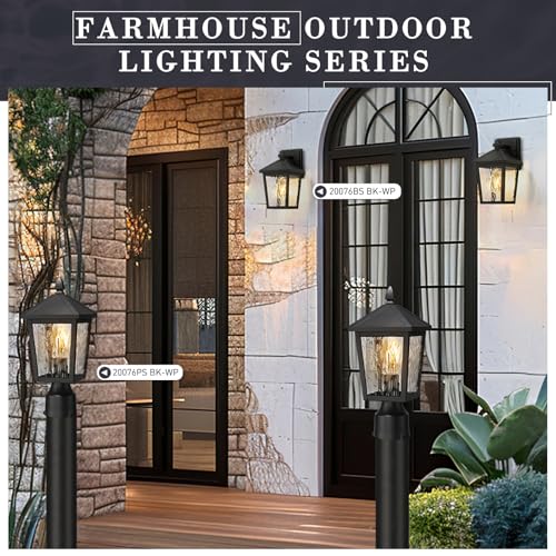13.6 Inch Outdoor Light Fixture for Post