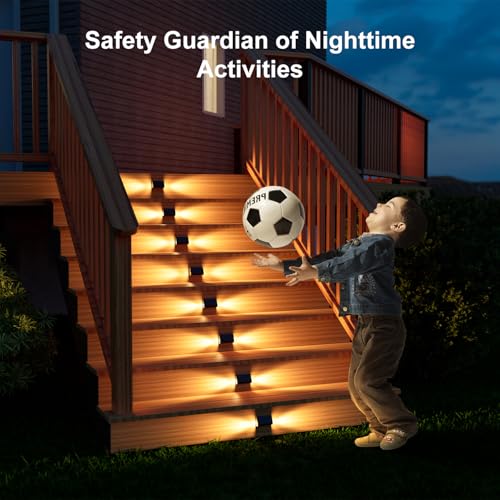 12 Pack Solar Deck Stair Lights (12 Count)