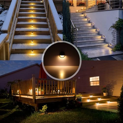 RNEHON Outdoor LED Deck Lights Kit (10 Count)