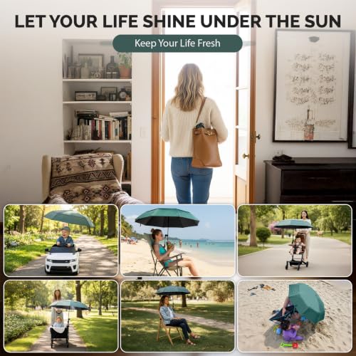 Chair Umbrella with Universal Clamp