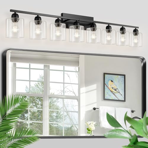 Modern 8 Light Bathroom Light Fixtures