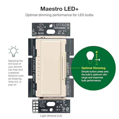 Maestro LED+ Dimmer Switch