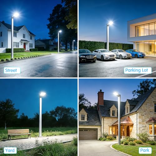 150W LED Parking Lot Light Dusk to Dawn Photocell 22500LM 5000K
