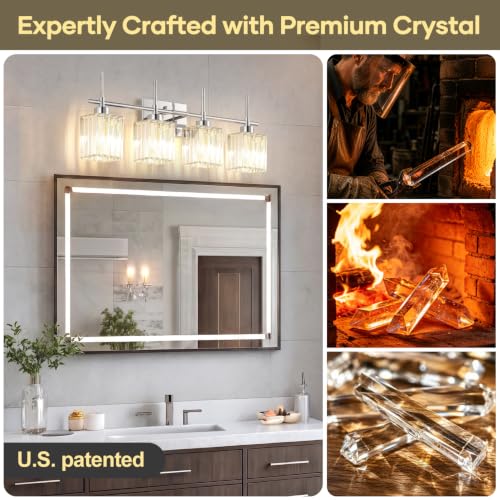 Modern Crystal Bathroom Vanity Light 4